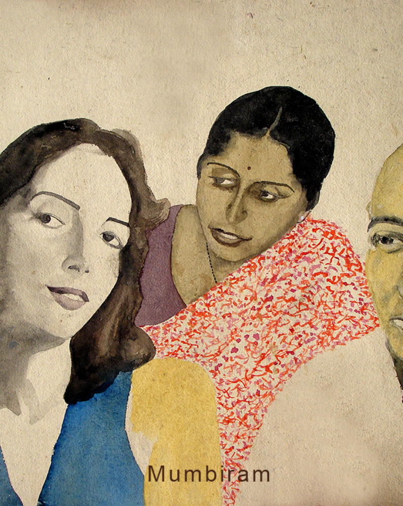 “Chitalyanchi Soon” (Daughter-in-law of the Chitale Family), by Mumbiram, Watercolor, 1982