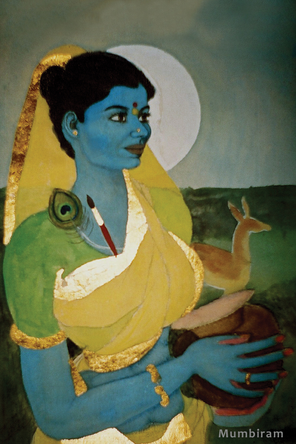 Abhisarika, Mumbiram, signed
