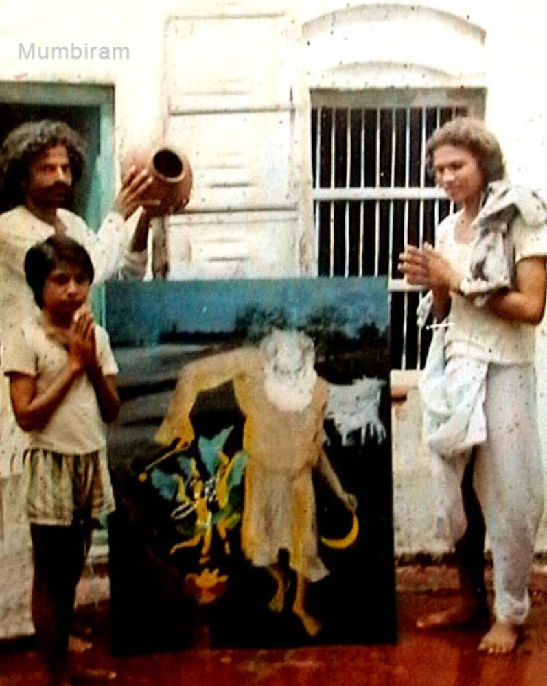 Artist Mumbiram’s ‘encounter’ with Shri Haribaba