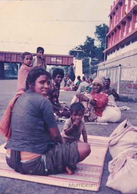 Gracious Courtesies under the open sky, Mumbiram The dark young man is Akash (sky), Naurang's brother-in-law