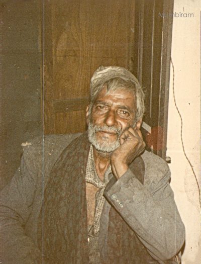 Lakhu in the studio, Mumbiram Lakhu in Mumbiram's studio